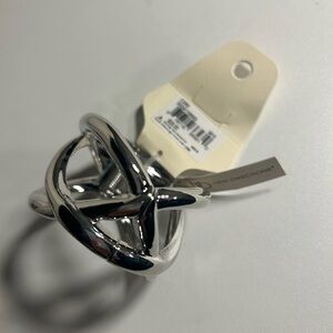 New Directions Shiny Silver Bangle